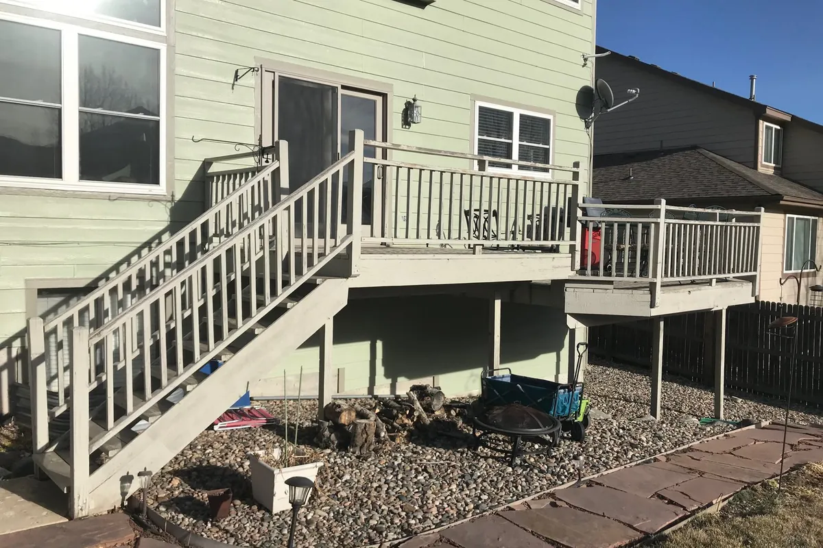 The Brown residence before